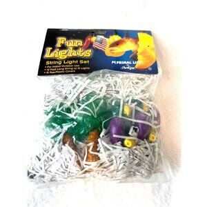 2002 Primal Lite String Indoor Outdoor Lights Polly and Palms Parrots Palm Trees